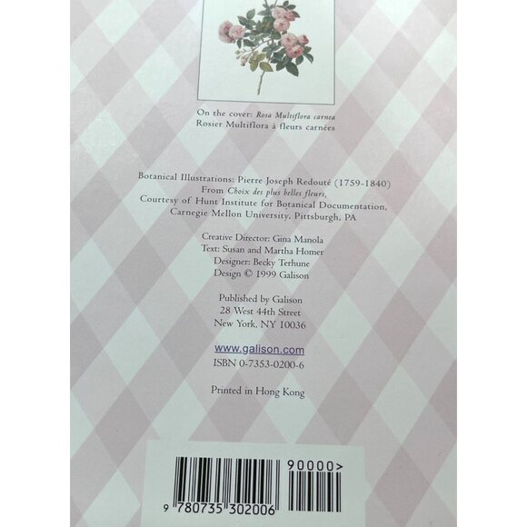 Wedding Planner Book Spiral Botanical Floral Blank 7 Tab 1999 Galison Publishing - Picture 4 of 10